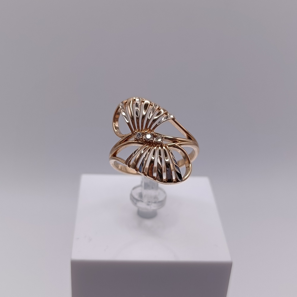 КОЛКМИ585 КОЛЬЦО С КАМНЯМИ (Au 585)