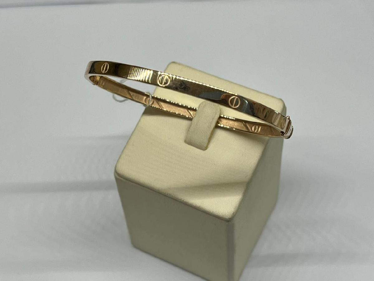 БРАСЛЕТ ЖЕСТКИЙ без камня (Au 585)