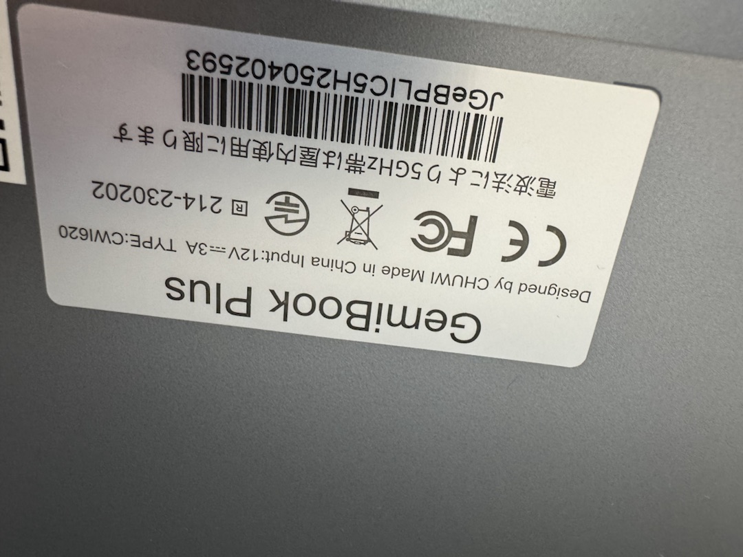 Ноутбук CHUWI; N100, HD Graphics, 16 Гб, 512 GB, Нет