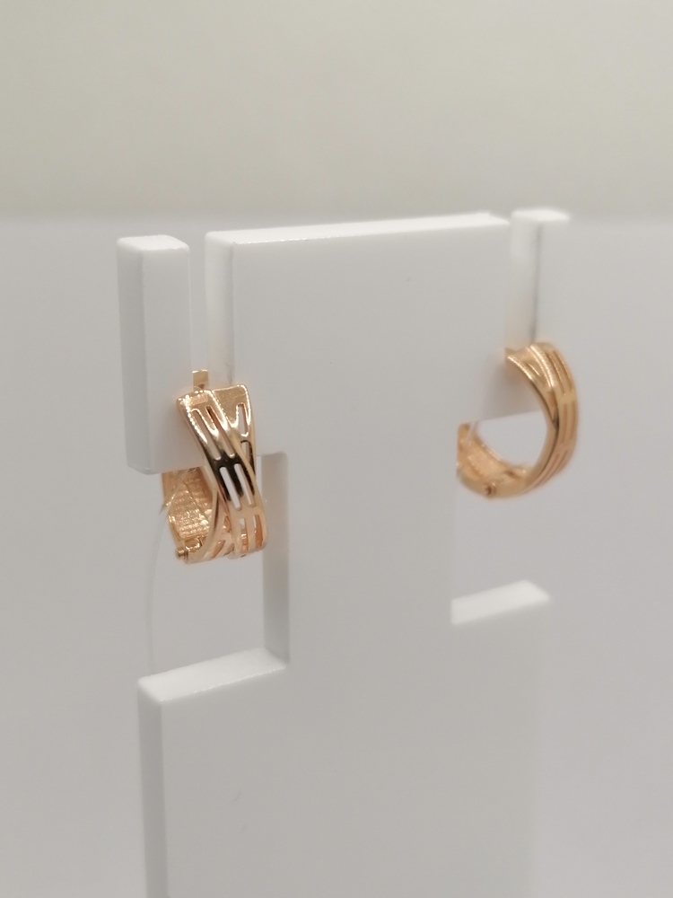 СЕРЬГИ БЕЗ КАМНЯ (Au 585)