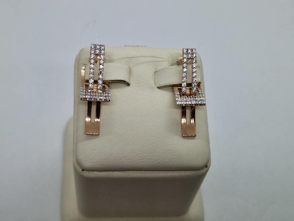 СЕРЬГИ С КАМНЯМИ (Au 585)