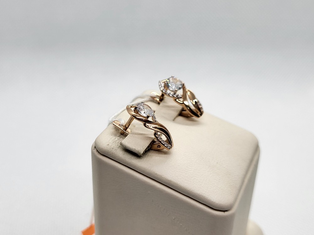 СЕРЬГИ С КАМНЯМИ (Au 585)