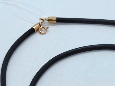 6033 КОЛЬЕ КАУЧУК (Au 585)