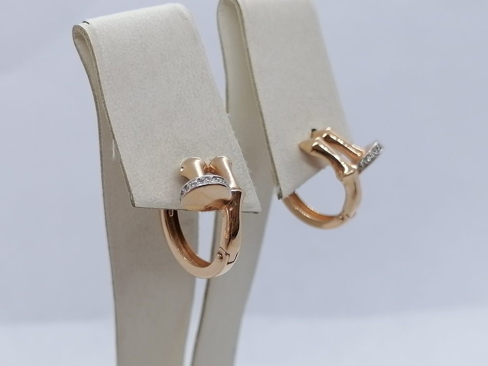 С4978 СЕРЬГИ С КАМНЯМИ (Au 585) С4978 СЕРЬГИ С КАМНЯМИ (Au 585)