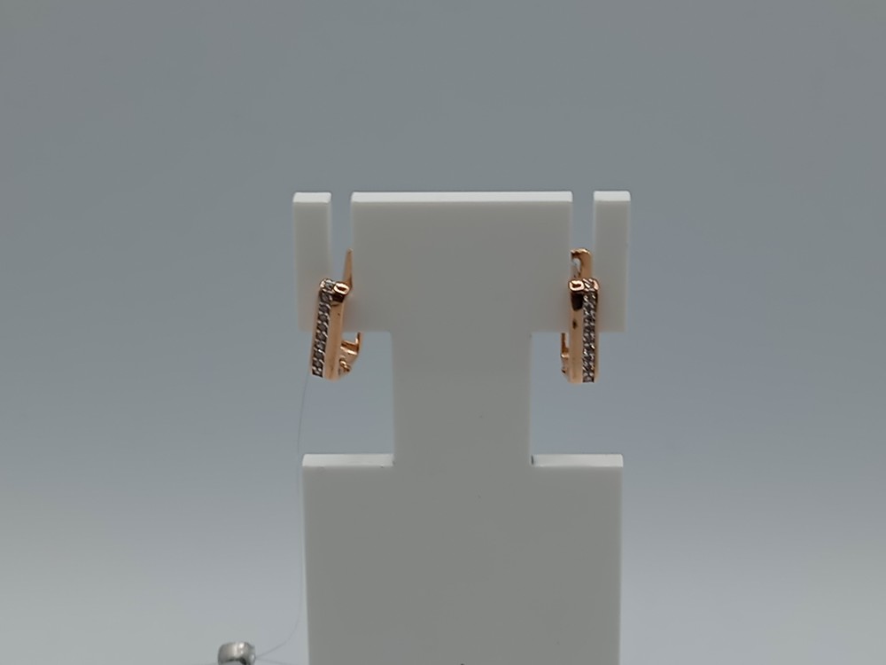 01-217507 СЕРЬГИ С КАМНЯМИ (Au 585)