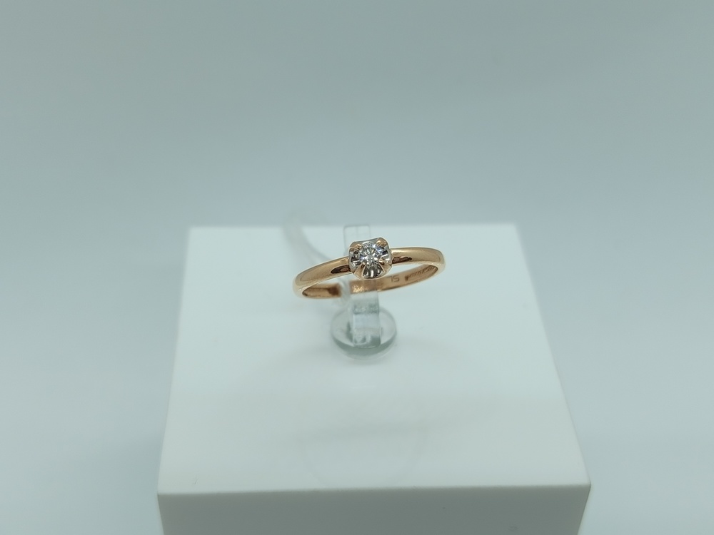 КОЛЬЦО БРИЛЛИАНТ Au 585