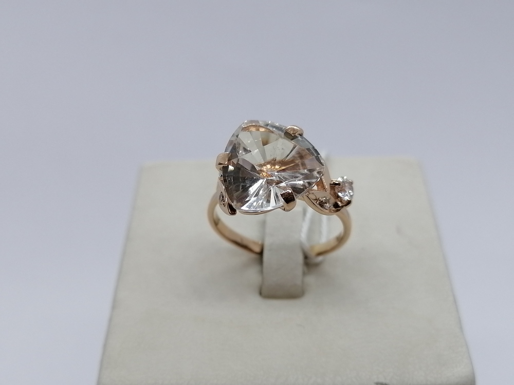 КОЛКМИ585 КОЛЬЦО С КАМНЯМИ (Au 585)