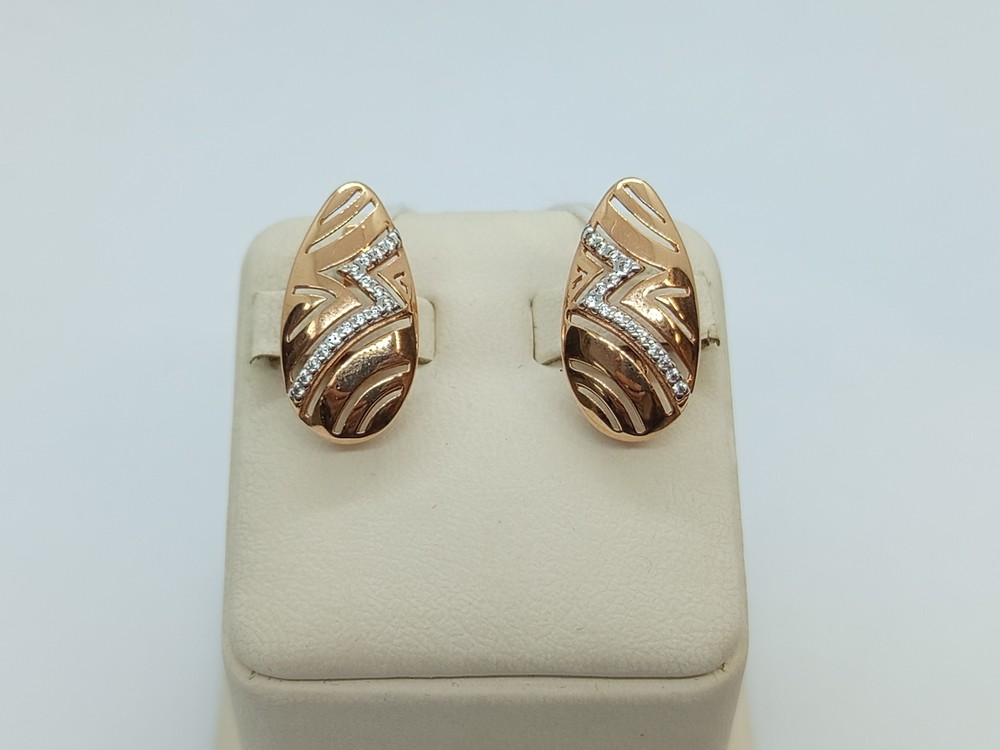 СЕРЬГИ С КАМНЯМИ (Au 585)