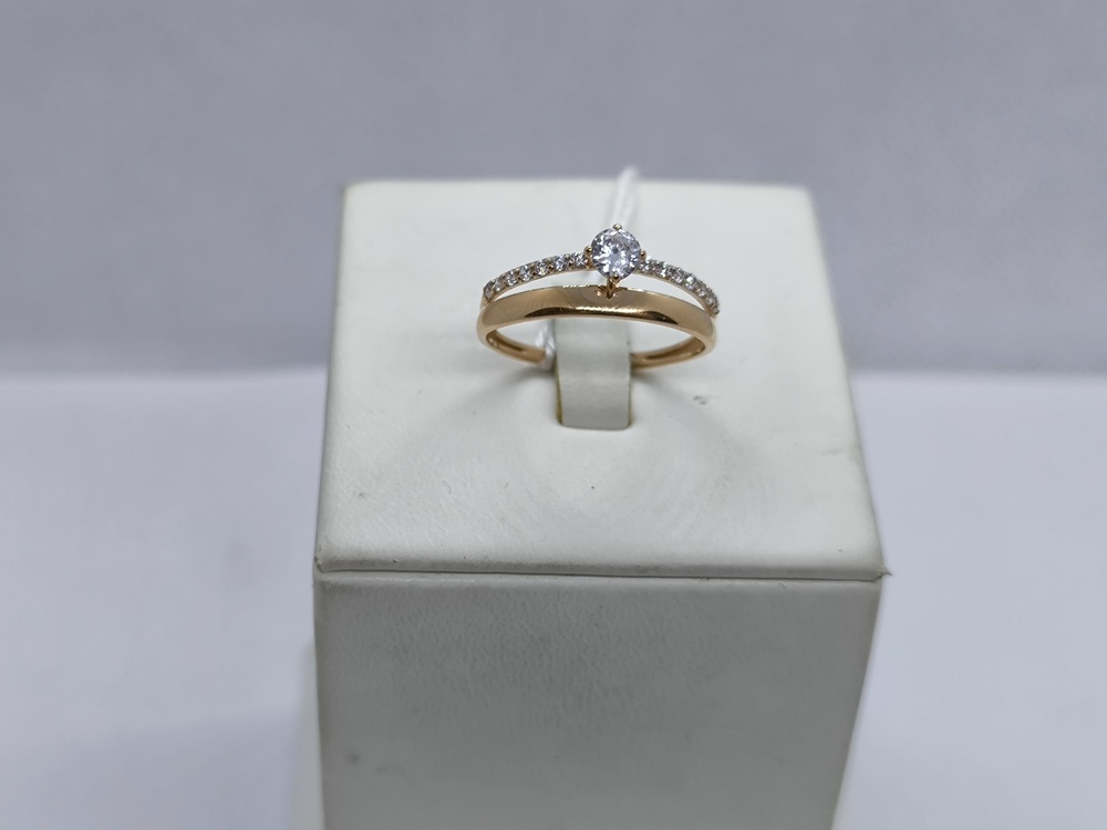 КОЛКМИ585 КОЛЬЦО С КАМНЯМИ (Au 585)
