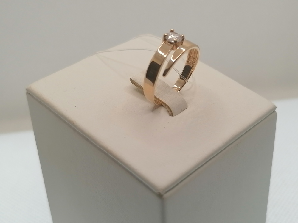 КОЛЬЦО С КАМНЕМ (Au 585)