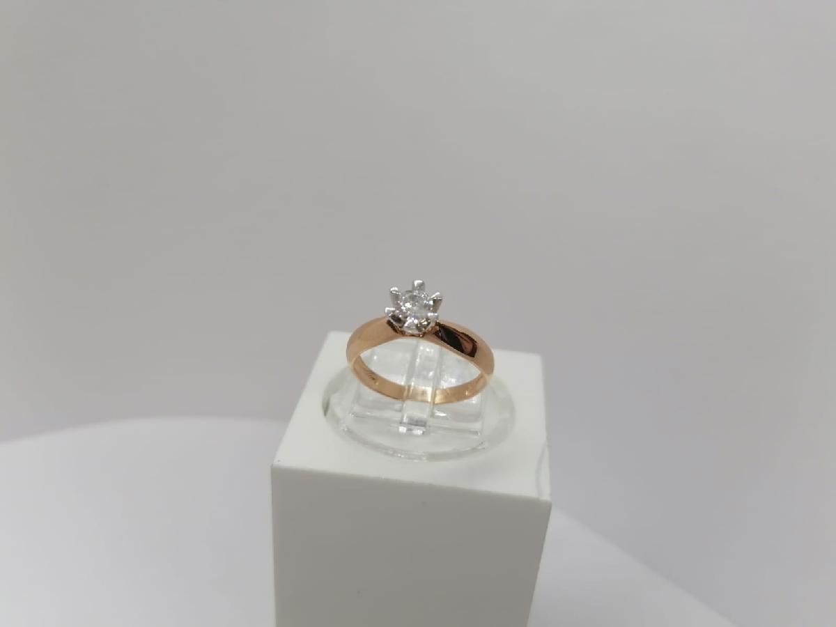 КОЛЬЦО С КАМНЕМ (Au 585)