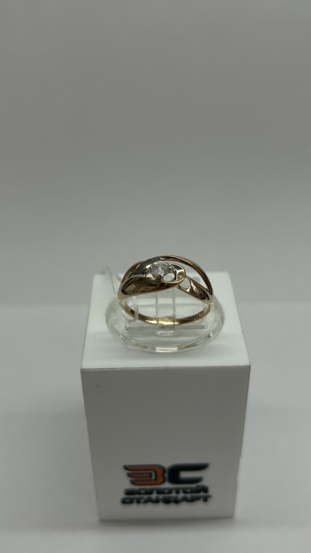 КОЛКМ585 КОЛЬЦО С КАМНЕМ (Au 585)