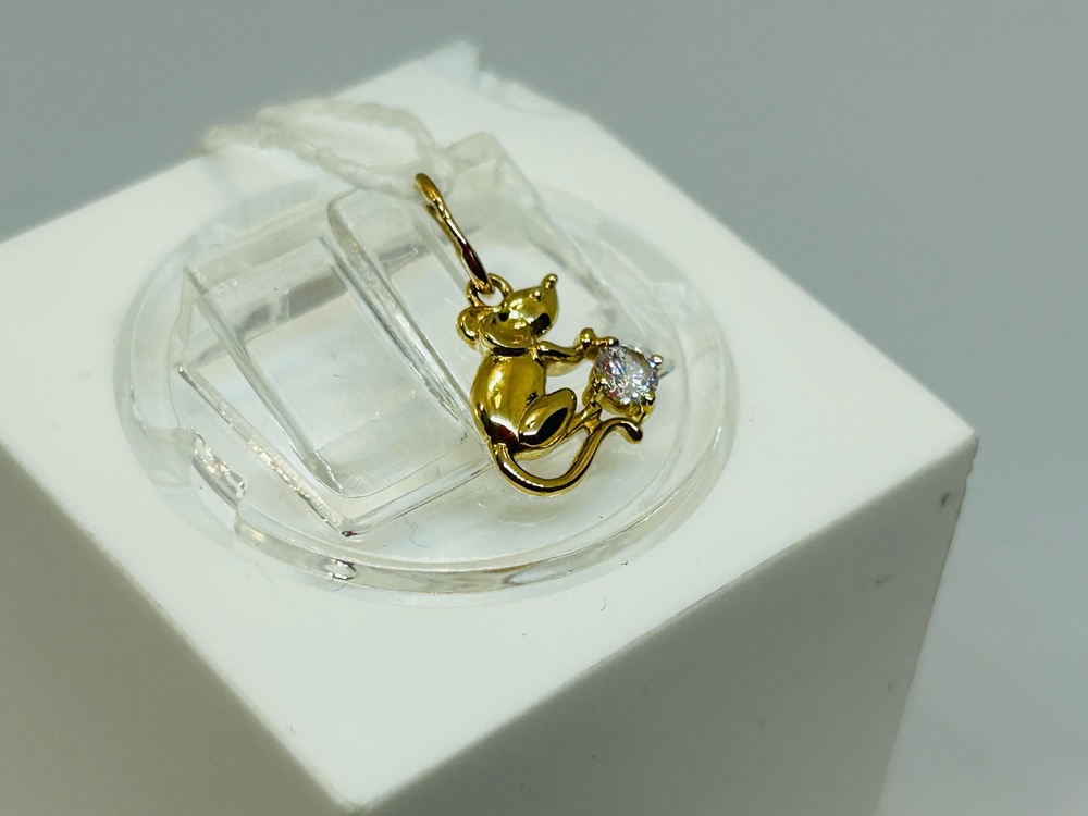 ПОДКМ585 ПОДВЕСКА С КАМНЕМ (Au 585)