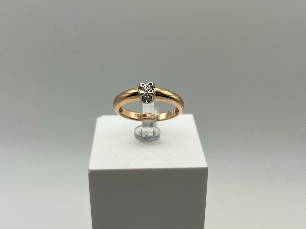 КОЛЬЦО БРИЛЛИАНТ Au 585