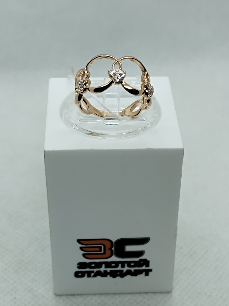 КОЛКМИ585 КОЛЬЦО С КАМНЯМИ (Au 585)