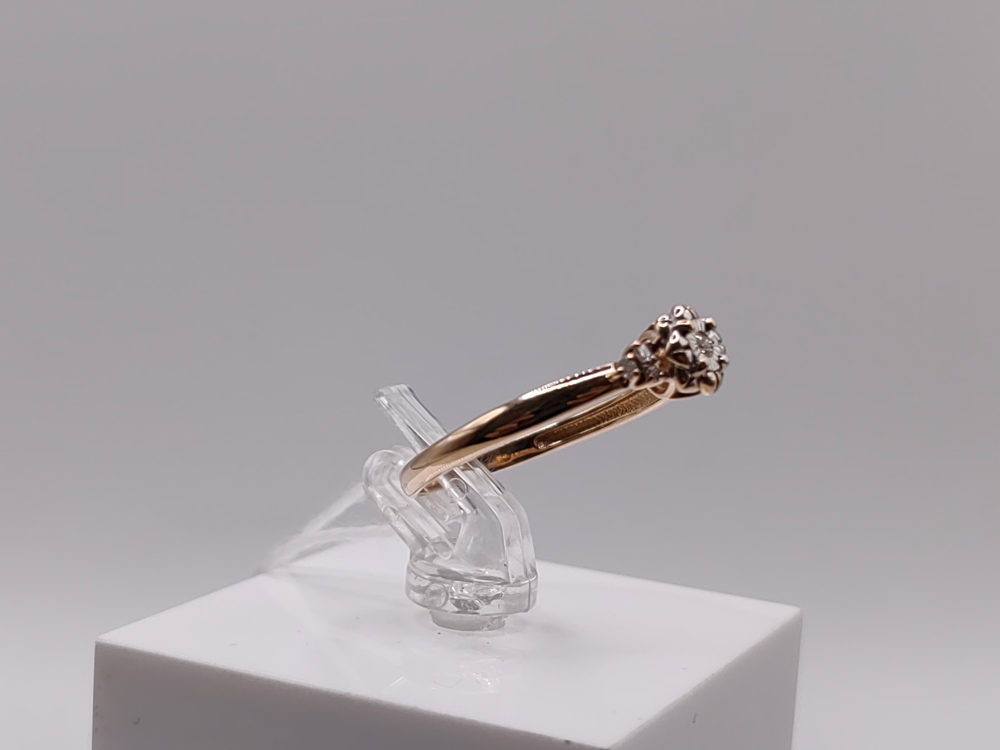 КОЛЬЦО БРИЛЛИАНТ Au 585