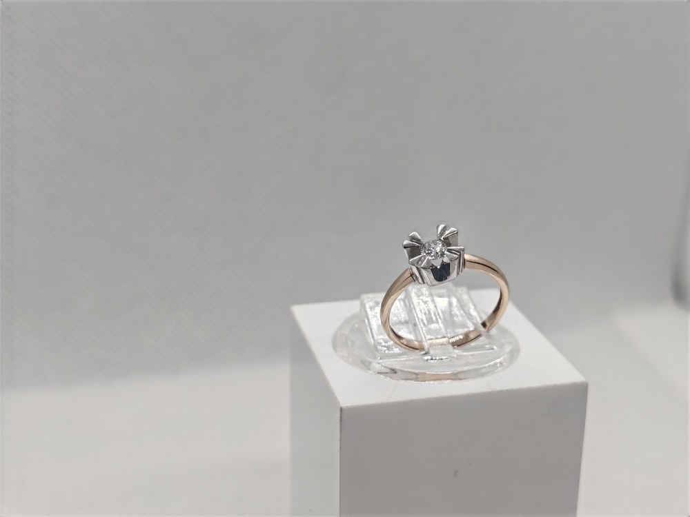 КОЛЬЦО БРИЛЛИАНТ Au 585