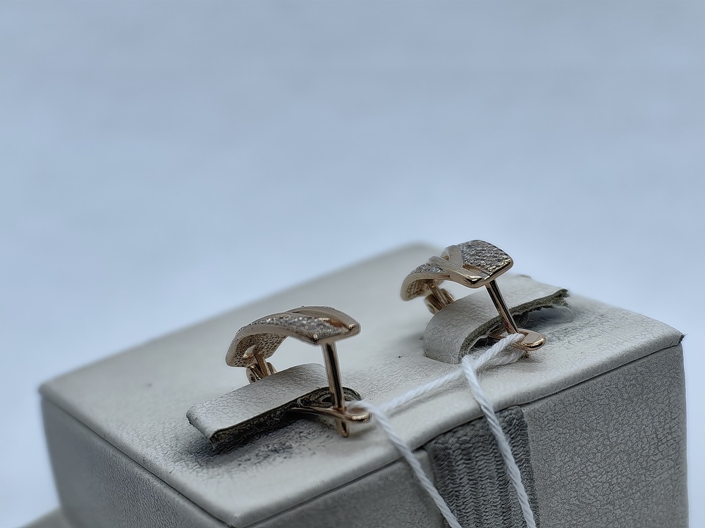 СЕРЬГИ С КАМНЯМИ (Au 585)