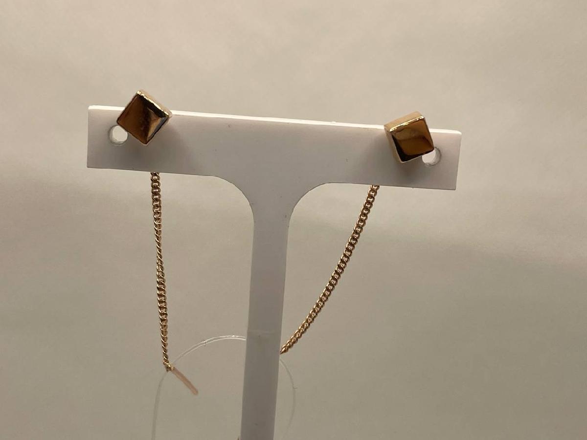 СЕРЬГИ ПРОДЕВКИ без камня (Au 585)