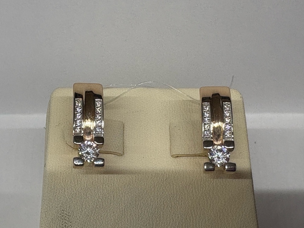 СЕРЬГИ С КАМНЯМИ (Au 585)