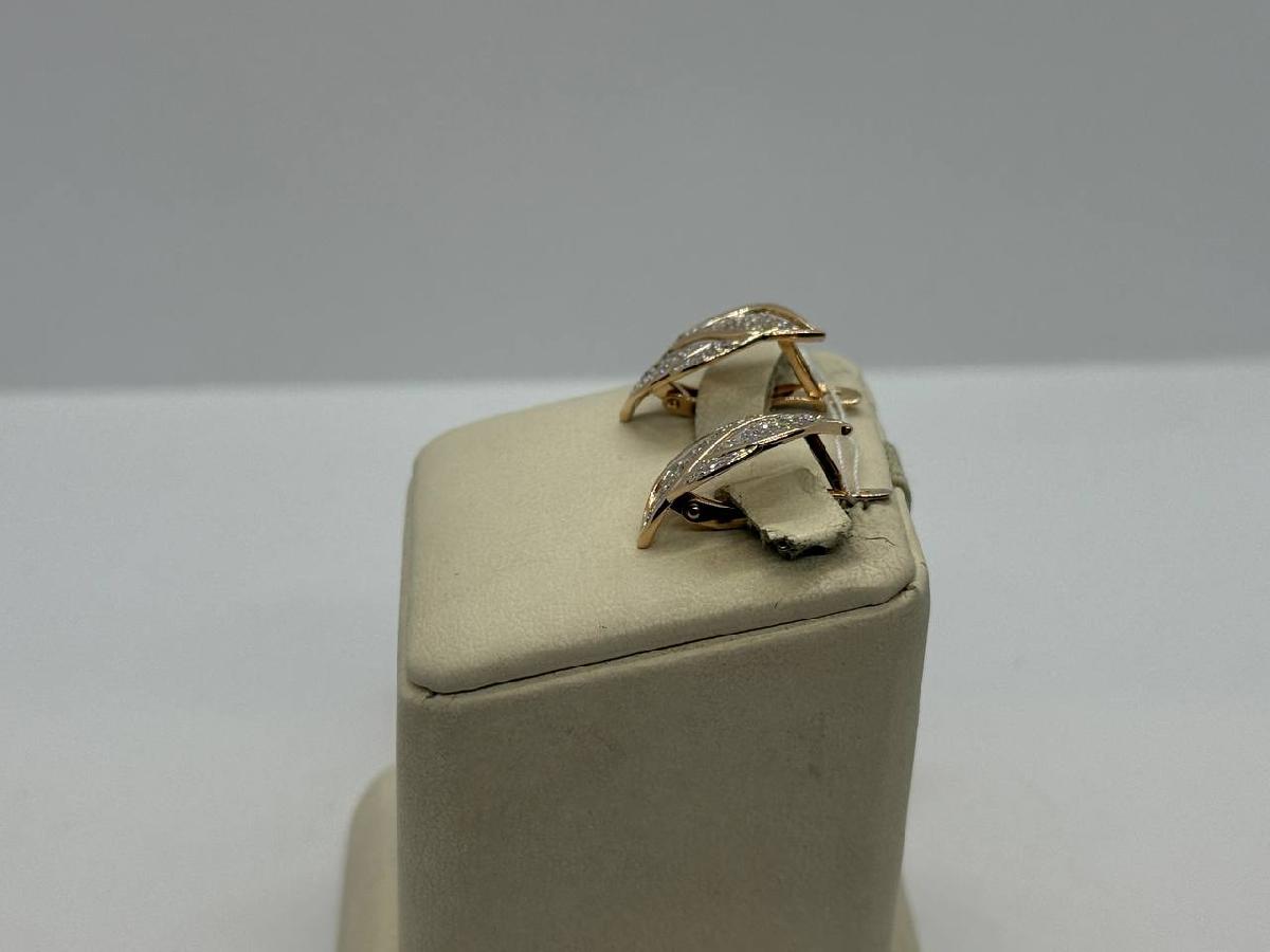 СЕРЬГИ С КАМНЯМИ (Au 585)