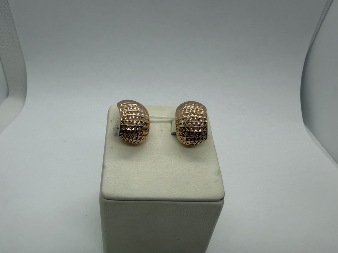 СЕРЬГИ БЕЗ КАМНЯ (Au 585)