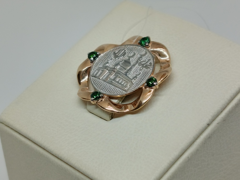 ПОДВЕСКА МЕЧЕТЬ с камнями (Au 585)