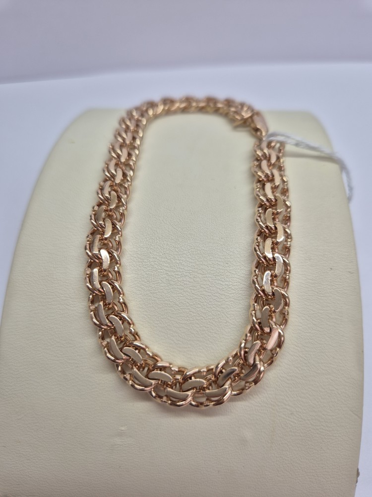 БЛБ585 БРАСЛЕТ ПОЛНОВЕСНЫЙ Бисмарк (Au 585)