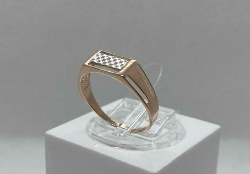 4179а КОЛЬЦО ПЕЧАТКА без камня (Au 585)