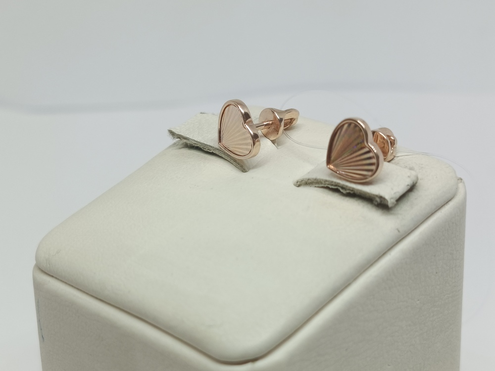 СЕРЬГИ ПУСЕТЫ без камня (Au 585)