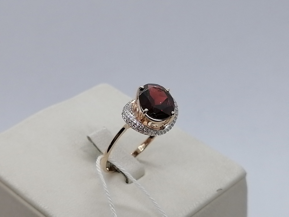 КОЛКМИ585 КОЛЬЦО С КАМНЯМИ (Au 585)