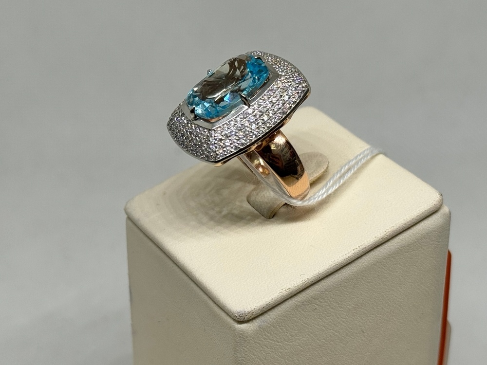 КОЛКМИ585 КОЛЬЦО С КАМНЯМИ (Au 585)