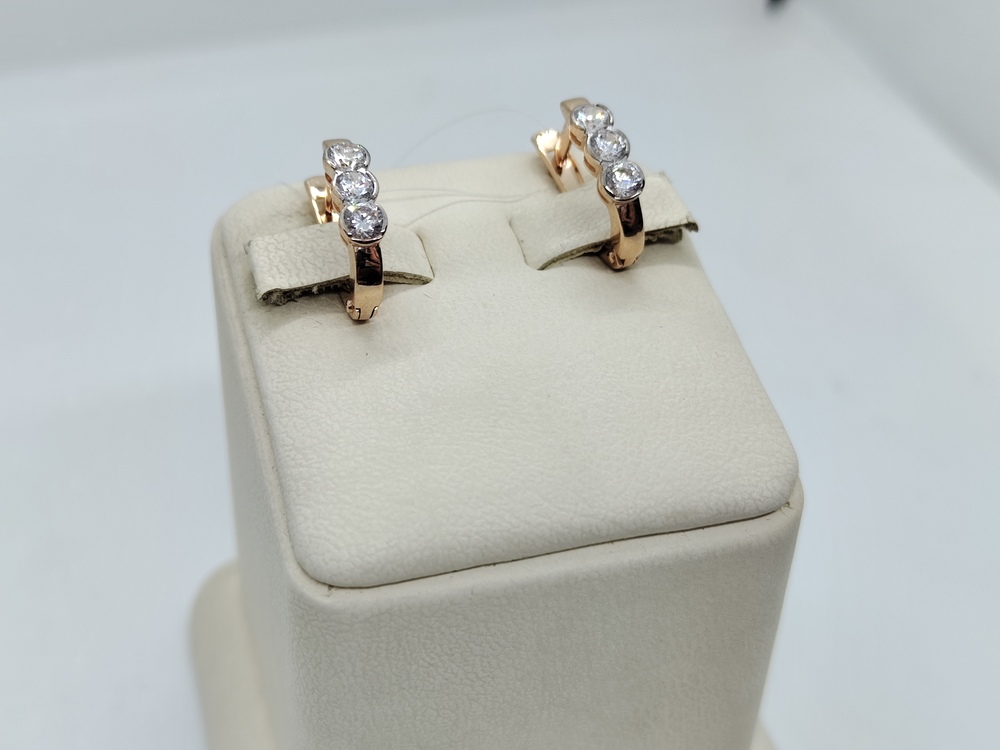 СЕРЬГИ С КАМНЯМИ (Au 585)