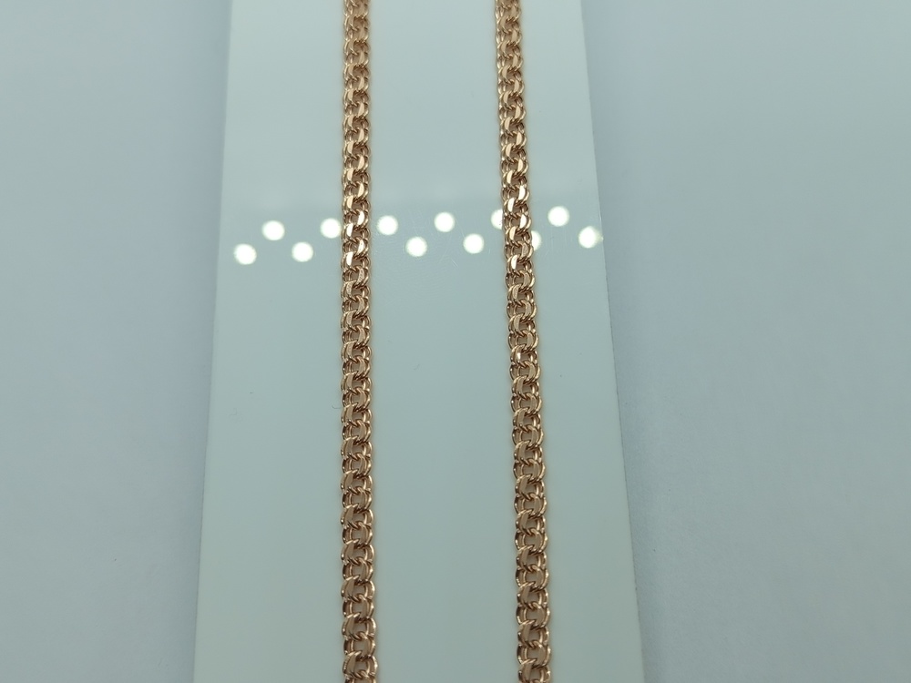 ЦЕПЬ ПУСТОТЕЛАЯ Бисмарк (Au 585)