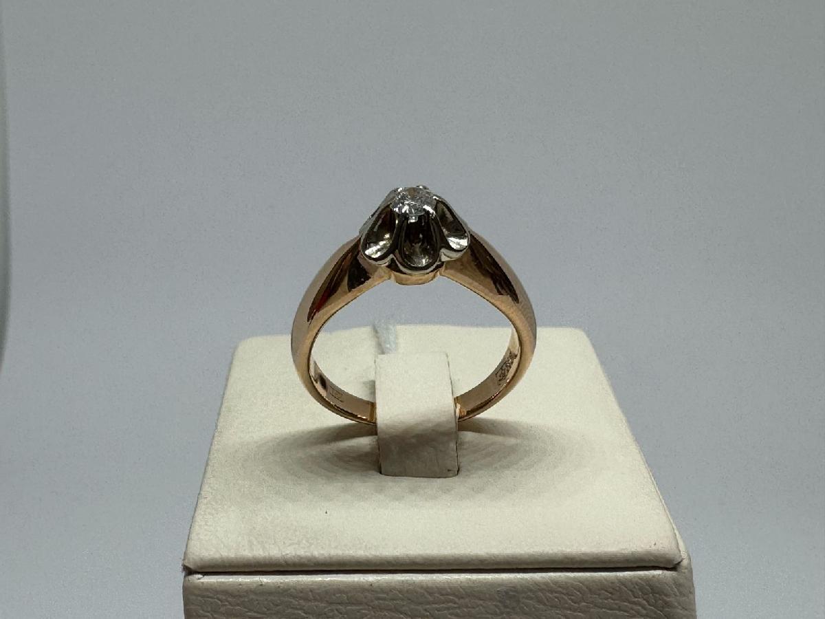 КОЛЬЦО БРИЛЛИАНТ Au 583