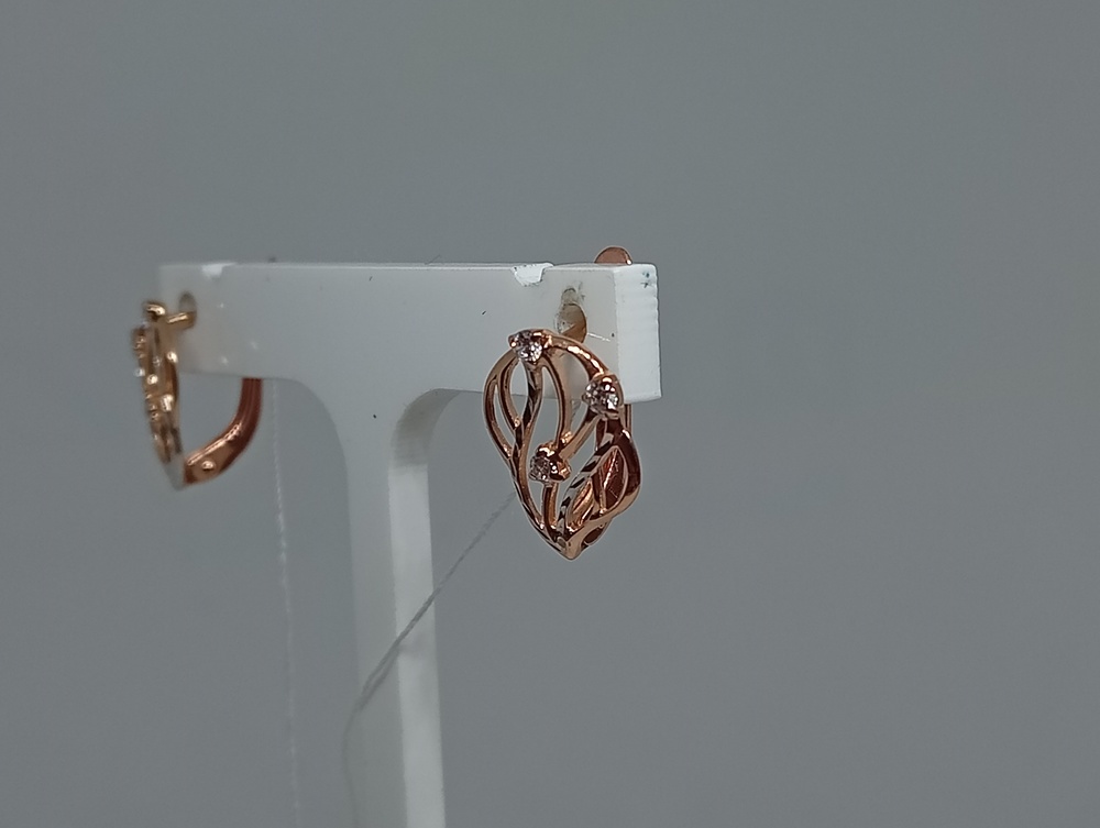 СЕРЬГИ С КАМНЯМИ (Au 585)