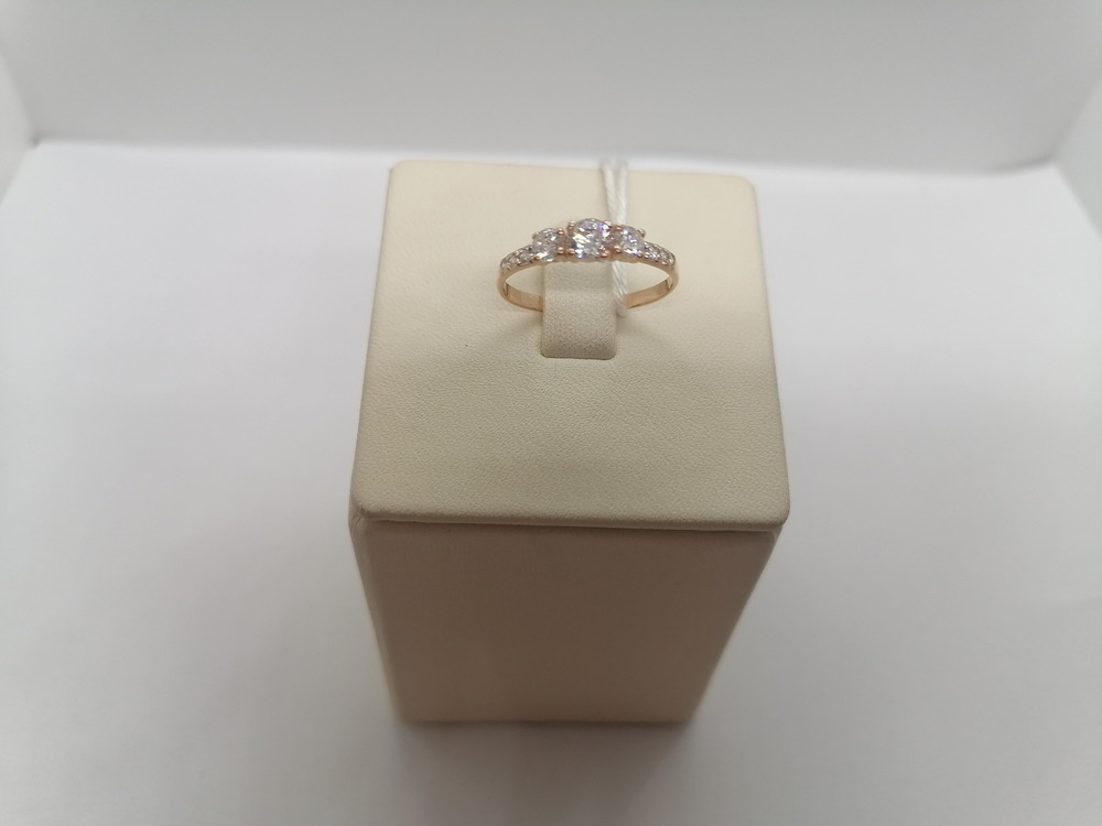 КОЛКМИ585 КОЛЬЦО С КАМНЯМИ (Au 585)