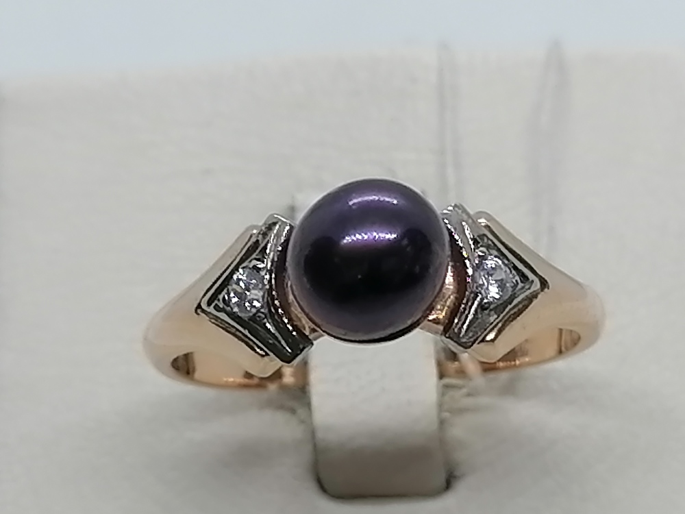 КОЛКМИ585 КОЛЬЦО С КАМНЯМИ (Au 585)