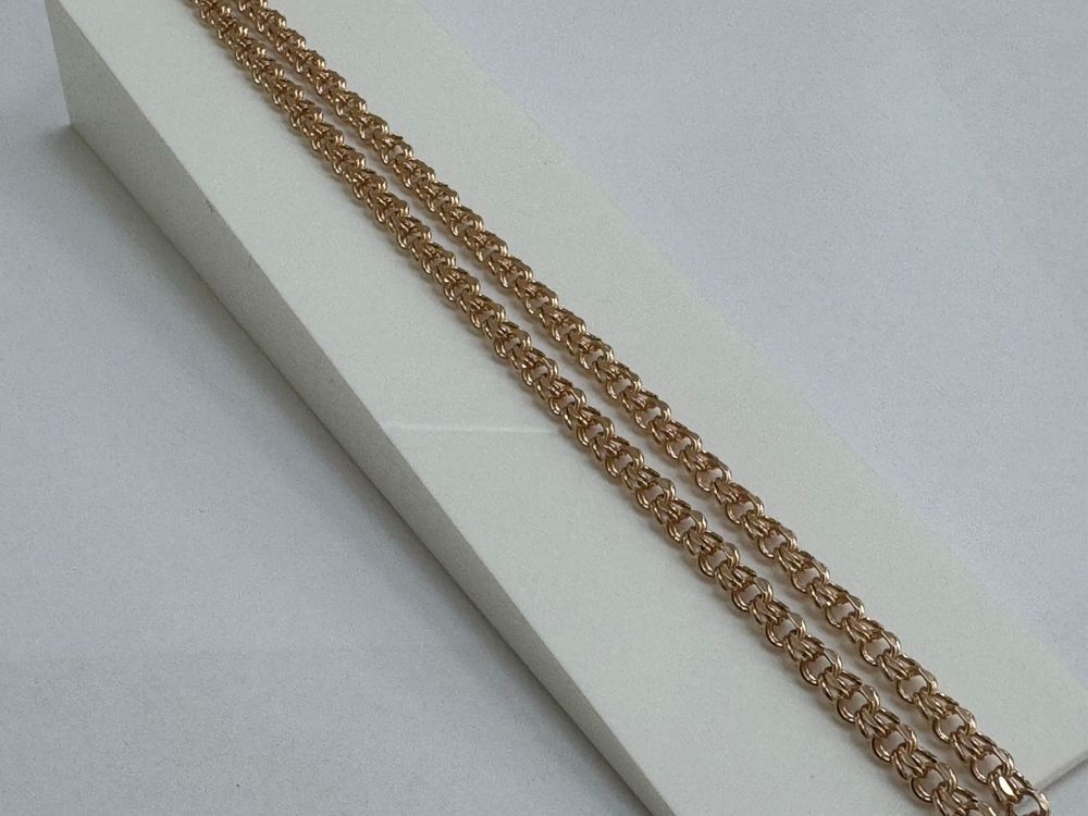 ЦЕПЬ ПУСТОТЕЛАЯ Бисмарк (Au 585)