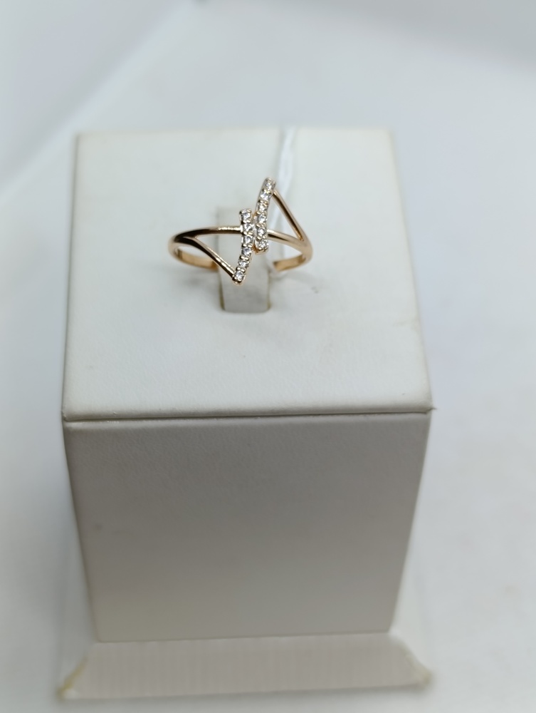 КОЛЬЦО С КАМНЯМИ (Au 585)