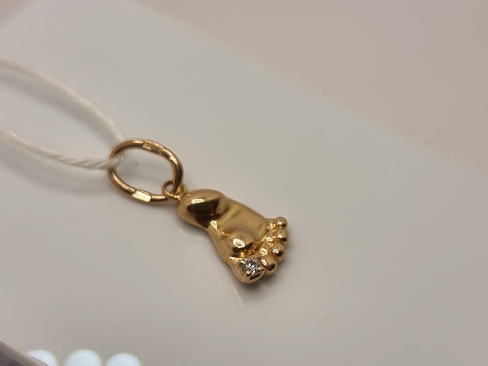 ПОДКМ585 ПОДВЕСКА С КАМНЕМ (Au 585)