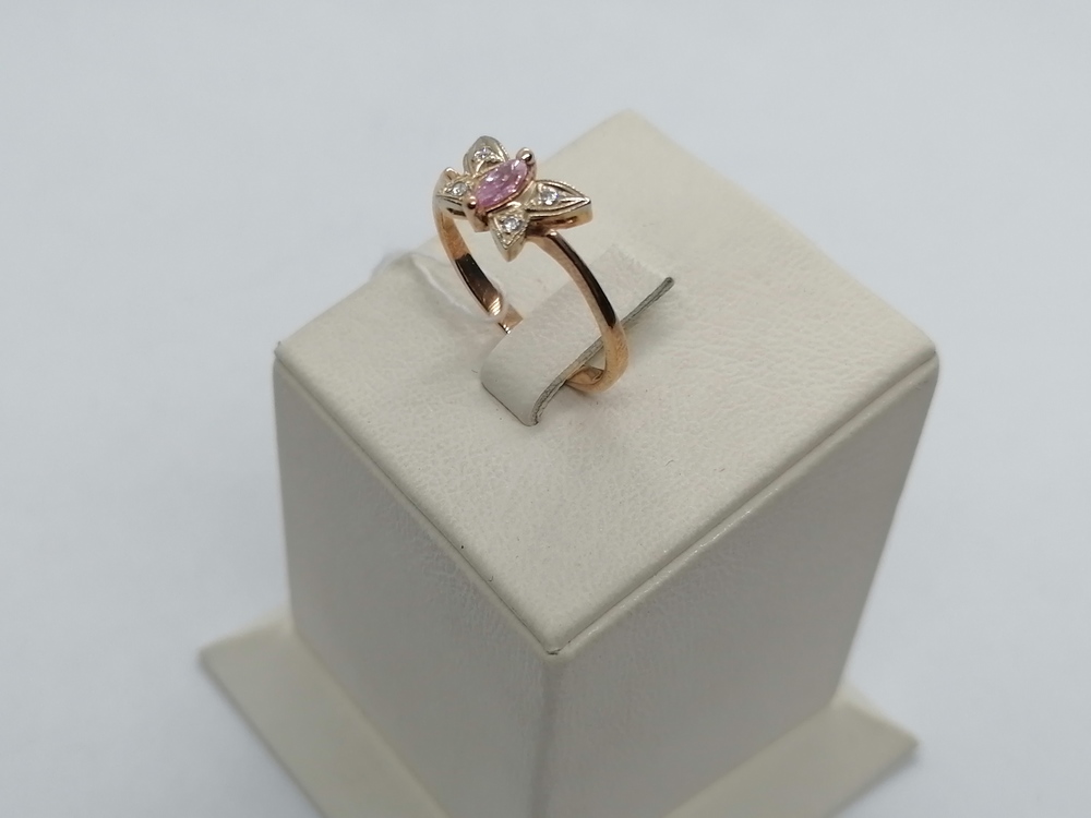 КОЛКМИ585 КОЛЬЦО С КАМНЯМИ (Au 585)