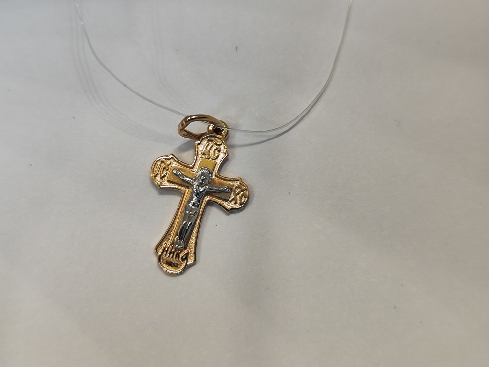 ПОДВЕСКА КРЕСТ (Au 585)