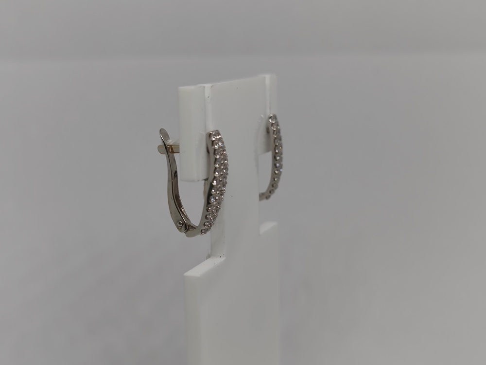 СКМИ585 СЕРЬГИ С КАМНЯМИ (Au 585)