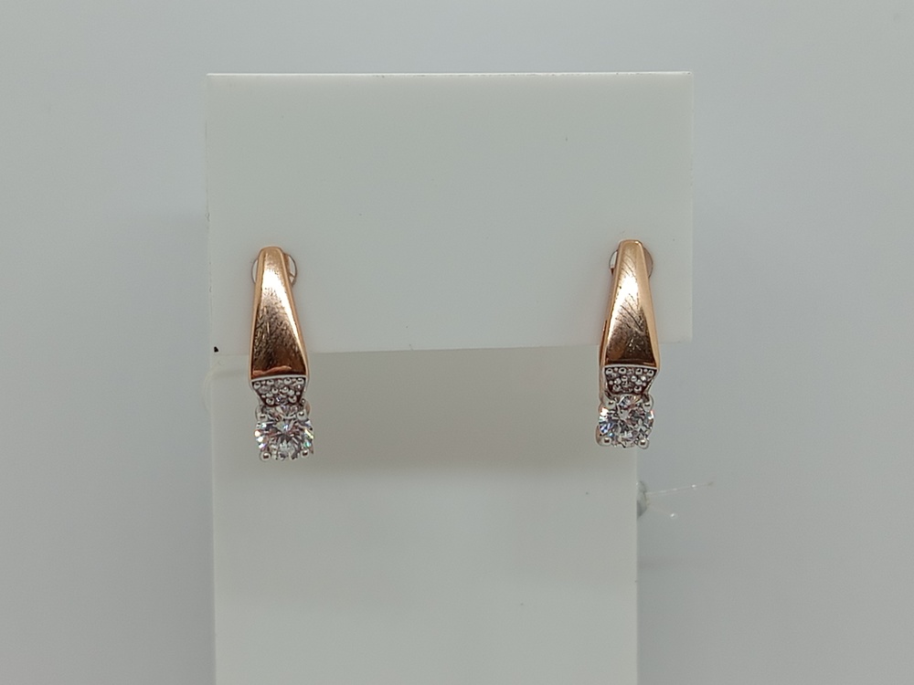 СЕРЬГИ С КАМНЯМИ (Au 585)