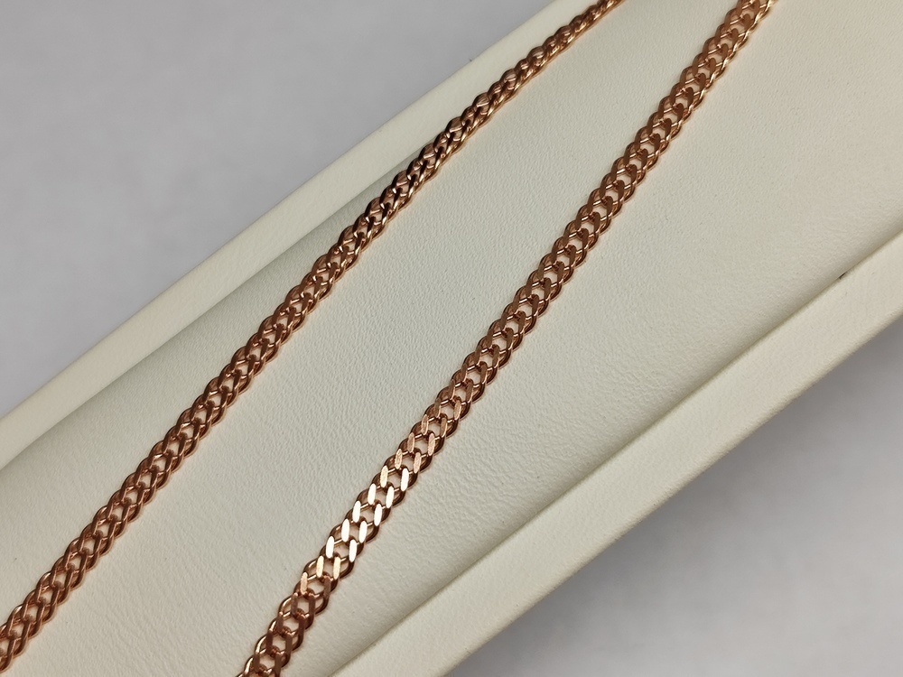 ЦЕПЬ ПОЛНОВЕСНАЯ Ромб двойной (Au 585)