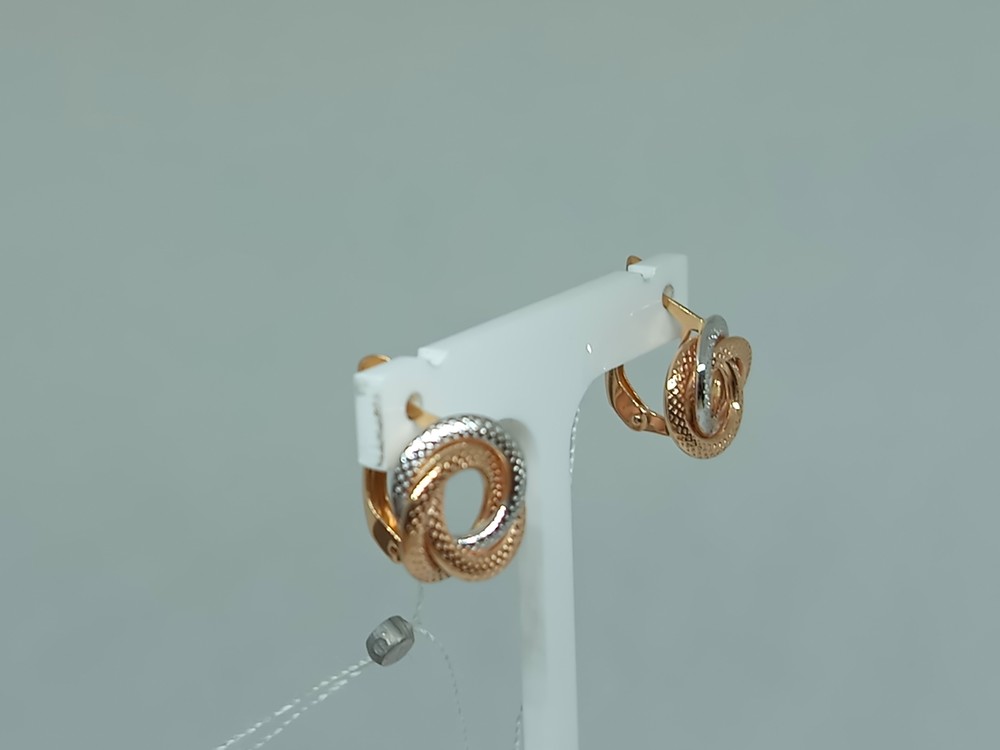 СЕРЬГИ БЕЗ КАМНЯ (Au 585)