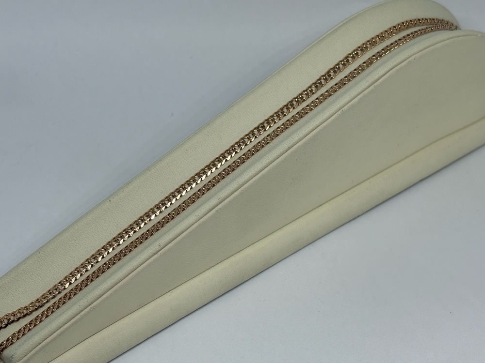 ЦЕПЬ ПОЛНОВЕСНАЯ Ромб двойной (Au 585)