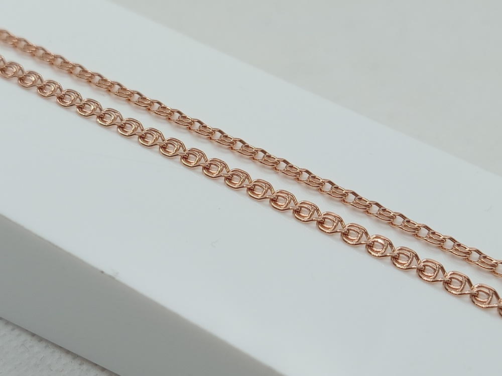 ЦЕПЬ ПУСТОТЕЛАЯ Лав (Au 585)