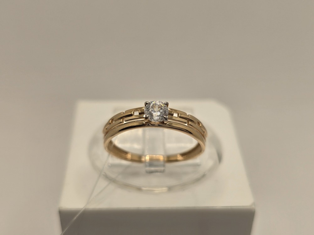 КОЛЬЦО С КАМНЕМ (Au 585)